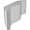 Ekena Millwork 5 1/2-in. W x 10-in. D x 10-in. H Funston Architectural Grade PVC Knee Brace BRCP055X10X10FST - alternate 3
